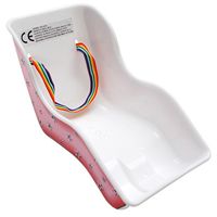 PORTE POUPEE BLANC AVEC FIXATION AVANT ARRIERE