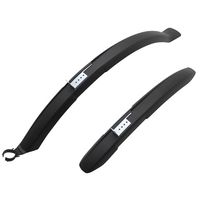 GARDE BOUE VELO PAIRE VTT VTC 26 28 NEVADA NOIR POUR V BRAKE FIXATION