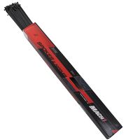 RAYON 2MM INOX NOIR L260 AVEC ECROU x100