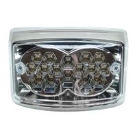 FEU ARRIERE SCOOT REPLAY LEXUS BLANC A LEDS POUR BOOSTER 2004> HOMOLOGUE C