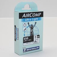 CHAMBRE A AIR 650X18 23 MICHELIN B1 ULTRALIGHT VALVE PRESTA LONGUEUR 4