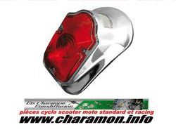 feu arrière chrome homologuée pour HARLEY DAVIDSON vm FLSTN Softai - Image 1