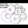 Rondelle ALGI acier plate diamètre 5 x 18 x 0 8 Boite de 100 Ref ALG