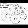 Rondelle ALGI acier plate diamètre 10 x 18 x 1 5 Boite de 100 Ref ALGI