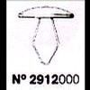 Bouton clips ALGI pour carters PGT noir Ref: 002912000 Bo