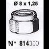 Ecrou ALGI 6 pans 0 8 x125 nylstop Ref:0081600Boite de 100