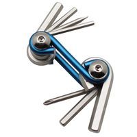 OUTIL MULTIFONCTION ALU BLEU CLE ALLEN 2 5 3 4 5 6 SUR CARTE