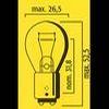 Lampes 12V 21 5W BAY 15D Ampoules