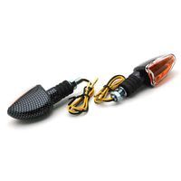 CLIGNOTANT UNIVERSEL REPLAY ARROW ORANGE TRANSPARENT CARBONE AVEC TEMO