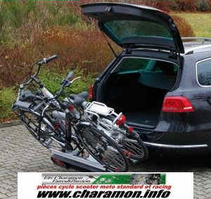 porte-vélos Fischer pour vélo électrique (VAE) rabattable pour 2 vélos - Image 1