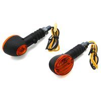 CLIGNOTANT UNIVERSEL REPLAY MICRO OVAL NOIR AMBRE AVEC TEMOIN BASE COU