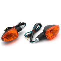 CLIGNOTANT UNIVERSEL REPLAY PYRAMIDE ORANGE NOIR BASE COURTE HOMOLOGU