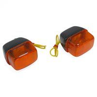CLIGNOTANT SCOOT REPLAY POUR BOOSTER SPIRIT 1999> ORANGE CARBONE AVANT x