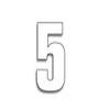 NUMEROS DE COURSE BLANC 5