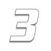 NUMEROS DE COURSE BLANC 3