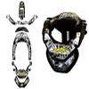 KIT Déco POUR LEATT BRACE TRIBAL SKULL