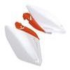 Plaque numéro LATERALE BLANC ROUGE POUR CRF250R 2004 05
