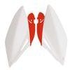 Plaque numéro LATERALE BLANC ROUGE POUR CRF250R 2006 09