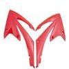 OUIES DE RADIATEURS ROUGES POUR CRF250R 10 CRF450R 09 10