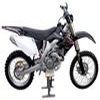 KIT PLASTIQUES POUR HONDA CRF250R 2006 09 COLORIS NOIR ET BLANC V