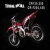 Housse de selle Tribal skull pour Honda cr 125 250 02 07