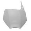 PLAQUE FRONTALE KX125 05 09 KXF250 05 08 450 06 08 BLANC
