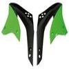 OUIES DE RADIATEUR VERT POUR KX125 250 1999 02