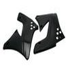 Ouies de radiateur UFO pour KX250F 10 NOIR
