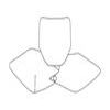 FONDS PLAQUE KX450F 09 10 BLANC