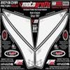 KIT Déco ARRIERE BLANC POUR ZX6R NINJA