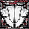 KIT Déco ARRIERE BLANC POUR ZX10R NINJA