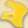 OUIES DE RADIATEUR JAUNE POUR RM125 250 1996 98
