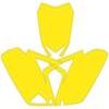 FONDS PLAQUE RM Z250 10 JAUNE