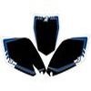 FONDS PLAQUE YZF250 10 NOIR