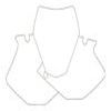 FONDS PLAQUE YZF250 10 BLANC