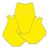 FONDS PLAQUE YZF250 10 JAUNE