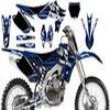 KIT COMPLET BLACKBIRD TRIBAL SKULL POUR YZF 450 10