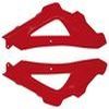 OUIES DE RADIATEUR SUPERIEUR ROUGES POUR HUSQVARNA CR WR 125 250 06