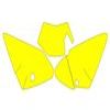 FONDS PLAQUE GASGAS EC 08 09 FSR 450 515 JAUNE