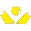 FONDS PLAQUE GASGAS FSR 250 10 JAUNE