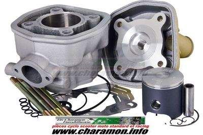 haut moteur cylindre culasse piston joints 70cc metrakit pro race 3 pour moteur derbi euro2 open 80 - Image 1