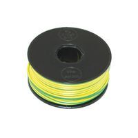 FIL ELECTRIQUE proconcept JAUNE VERT 9 10 degrés bobine 25M