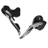 LEVIER MANETTE ROUTE PAIRE MICROSHIFT 9V ALU DOUBLE TRIPLE COMPATIBLE
