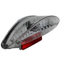 FEU ARRIERE SCOOT REPLAY MILLENIUM BLANC CHROME POUR NITRO AEROX AMPOUL