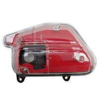 FILTRE A AIR REPLAY TYPE ORIGINE POUR BOOSTER TRANSPARENT MOUSSE ROUGE