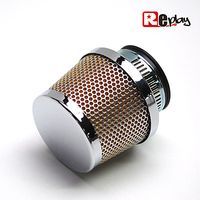 FILTRE A AIR REPLAY CONIQUE CHROME GRILLE CHROME FIXATION DROITE diamètre