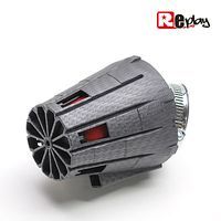 FILTRE A AIR REPLAY E5 BOX CARBONE TRESSE MAT MOUSSE ROUGE FIXATION CO