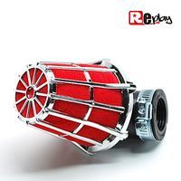 FILTRE A AIR REPLAY HEXAGONAL CHROME MOUSSE ROUGE FIXATION UNIVERSELLE