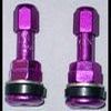 Valves tubeless la paire droites en Alu Coloris: Violet