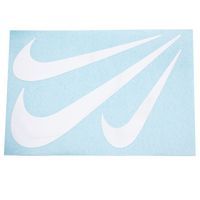 STICKER LES 3 VIRGULES BLANC 10x12cm